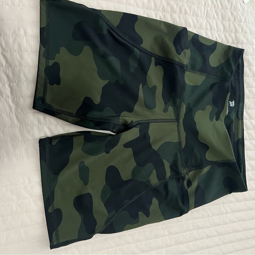 All in Motion camo biker shorts